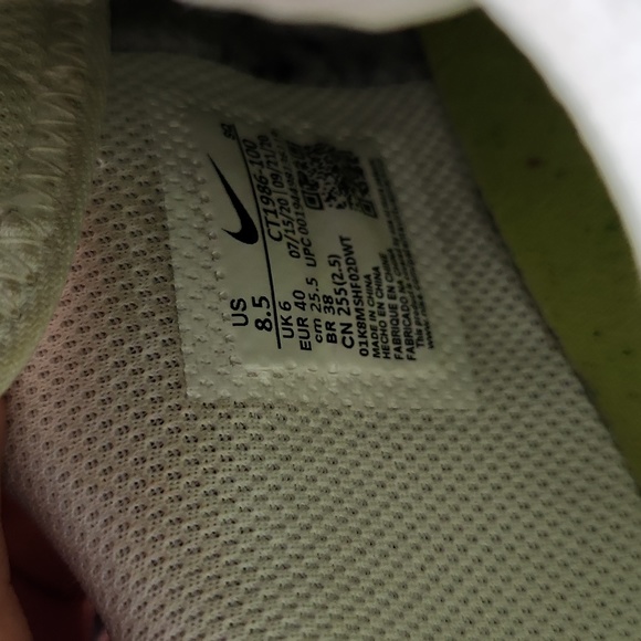 Nike Air Force 1 Crater Summit White Sneakers Shoes Womens Size 8.5 - CT1986-100 - Picture 6 of 7